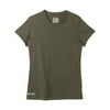 Under Armour Women's UA Tactical Charged Cotton T-Shirt Small Marine OD Green