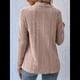 thumbnail image 5 of Cárdigan Ligero, Drapeado y Abierto para Mujer, Prenda Exterior Informal de Punto de Larga. Caqui L, 5 of 6