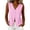 Pink, variant on SwiftWear Women's Linen Blend Button Front Tank Top Vest V-Neck Sleeveless Overshirt with Pockets, Lightweight Summer Outerwear​