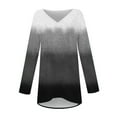 thumbnail image 4 of Amkhujs Womens Oversized Long Sleeve Shirts Crewneck Tee Women Fall Clothes Outfits Casual Womens Tops Fashion Clothing, 4 of 5
