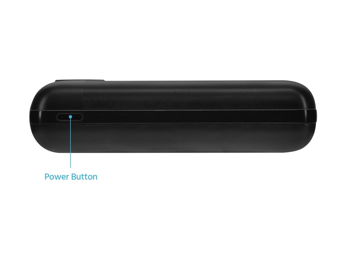 Monoprice Compact USB-C 20,000 mAh Power Bank with PD 20W and QC 3.0 Fast Charging, Built-In Digital LED Display, For 14 Pro Max, iPhone 14 Pro, AirPods, iPad, Samsung Galaxy S23, S23+, Ultra