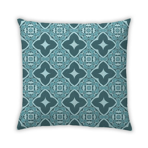 Ahgly Company Outdoor Square Contemporary Throw Pillow, 18 inch by 18 inch