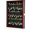thumbnail image 3 of 36 Spoon Display Case Wall Rack Cabinet Holder Box 98% UV - Lockable, 3 of 6