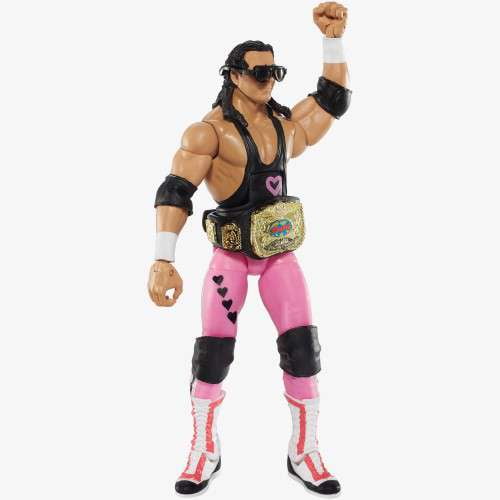 WWE Wrestling Series 43 Bret Hart (Hart Foundation) Action Figure