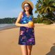 thumbnail image 3 of Balery Magic Colorful Forest Leaves Vestidos de verano para mujer con estampado: vestido holgado sin mangas, vestido playero informal y cómodo para días calurosos., 3 of 7