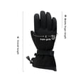 thumbnail image 3 of Guantes Deportivos Esquí Pantalla Táctil Acolchada Al para Correr Ciclismo, 3 of 9