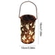thumbnail image 3 of Decoración del hogar, faroles solares colgantes para exteriores, farolillos metálicos ahuecados, luz LED decorativa para jardín, decoración delicada para patio, farolillos solares de hierro., 3 of 6