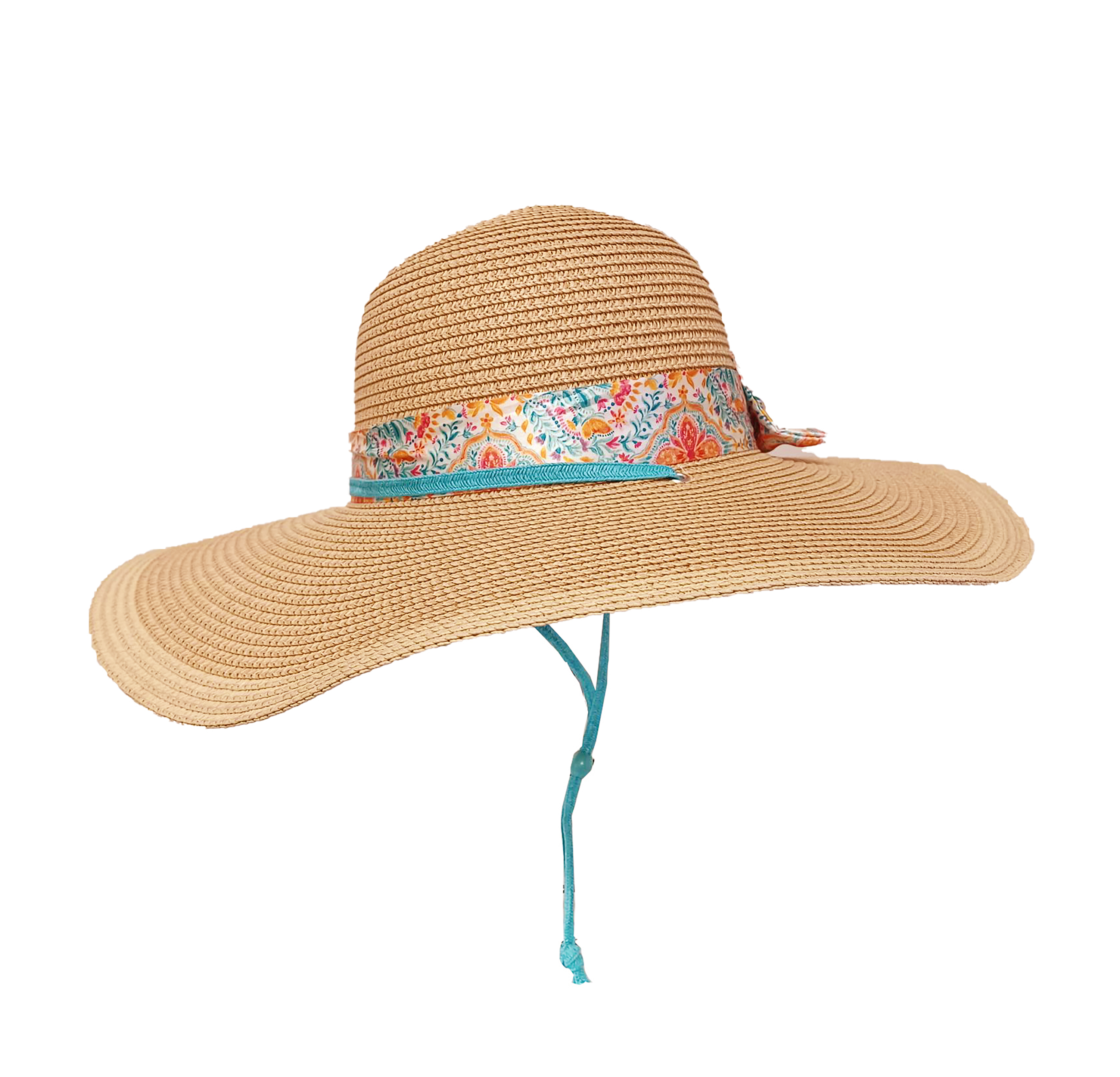 The Pioneer Woman Multicolor Folk Geo Gardening Hat, One Size Fits Most - image 5 of 9