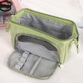 thumbnail image 7 of Under $1 Pencil Case, Large Capacity Nylon Spandex Stationery Bag, Simple Multi-Layer Makeup Pouch for College Office by PALIFEUR, 7 of 7