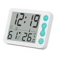 thumbnail image 1 of Medidor Digital De Temperatura Y Humedad, Indicador De Temperatura Configuración De Tiempo Pantalla HD Grande Para Habitaciones De Bebés, 1 of 8
