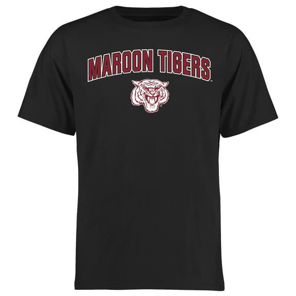 Men's Black Morehouse Maroon Tigers Proud Mascot T-Shirt