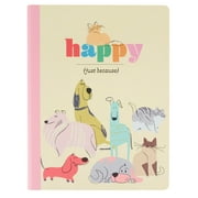 U Style Happy Dogs College Rule Composition Book, 7.5 x 9.75", 80 Sheets
