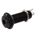 thumbnail image 1 of Electric Guitar Jack, Rustproof Firm Connection Straight Cylinder Guitar Output Jack  For Musical Instruments Gold,Black,Silver, Black, 1 of 8