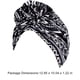 thumbnail image 5 of Qarigey 1 pieza de turbante africano hermoso alto elástico ligero de moda tocados para la cabeza cubierta para la cabeza envolturas para el Type10 NO10, 5 of 5