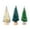 1 Set 6.5cm, variant on Shoreew 3Pcs Artificial Mini Christmas Tree Set with Snow Frosted Tips 3.5-15cm Sisal Tabletop Decor for Home Office Festive Holiday Centerpiece