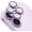 Purple, variant on Fesign 2Pks Camera Lens Protector for iPhone 17/16/16 Plus, Aluminum Alloy Sapphire Glass Camera Screen Cover, Case Friendly- Black Titanium