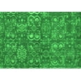 thumbnail image 1 of Ahgly Company Indoor Rectangle Abstract Green Contemporary Area Rugs, 4' x 6', 1 of 1