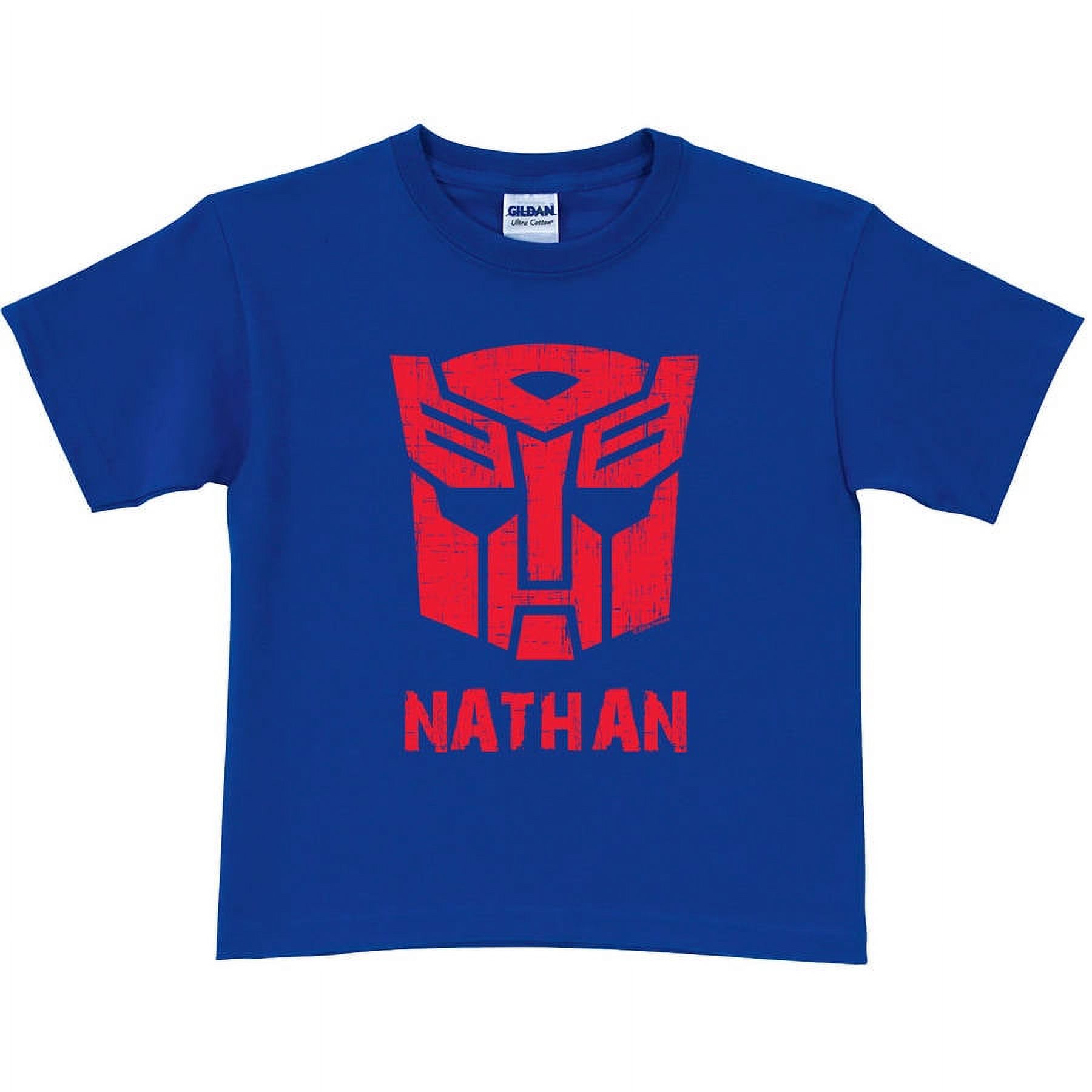 Personalized Transformers Rescue Bots Optimus Prime Royal Blue Toddler Boys' T-Shirt - image 2 of 2