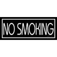 thumbnail image 1 of Block No Smoking LED Neon Sign 13 x 32 - inches, Clear Edge Cut Acrylic Backing, with Dimmer - Bright and Premium built indoor LED Neon Sign for Bar decor., 1 of 7