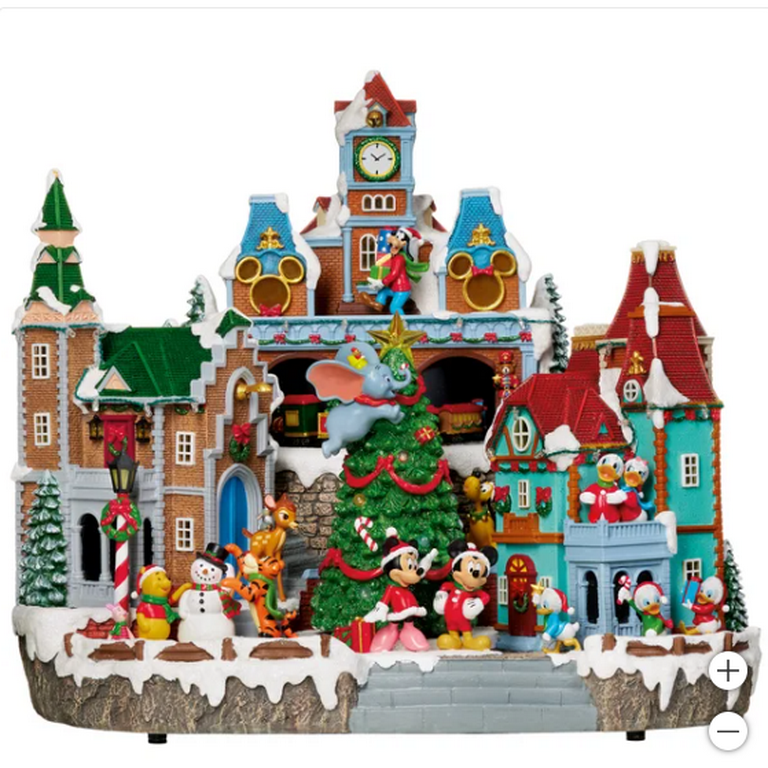 Disney Animated Christmas Village, Lights, Music, 14.9