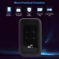 thumbnail image 6 of Riousery 4G LTE Mobile WiFi Hotspot 150Mbps High Speed Portable Router with SIM Card Slot 2100mAh Built-in Battery Supports 10 Users for Travel Business Camping Asia Version (4.33 inches / 11 cm), 6 of 9