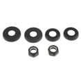 thumbnail image 2 of S SERENABLE Replacement Long Skate Board Bushings Washers Shock Black, 2 of 7