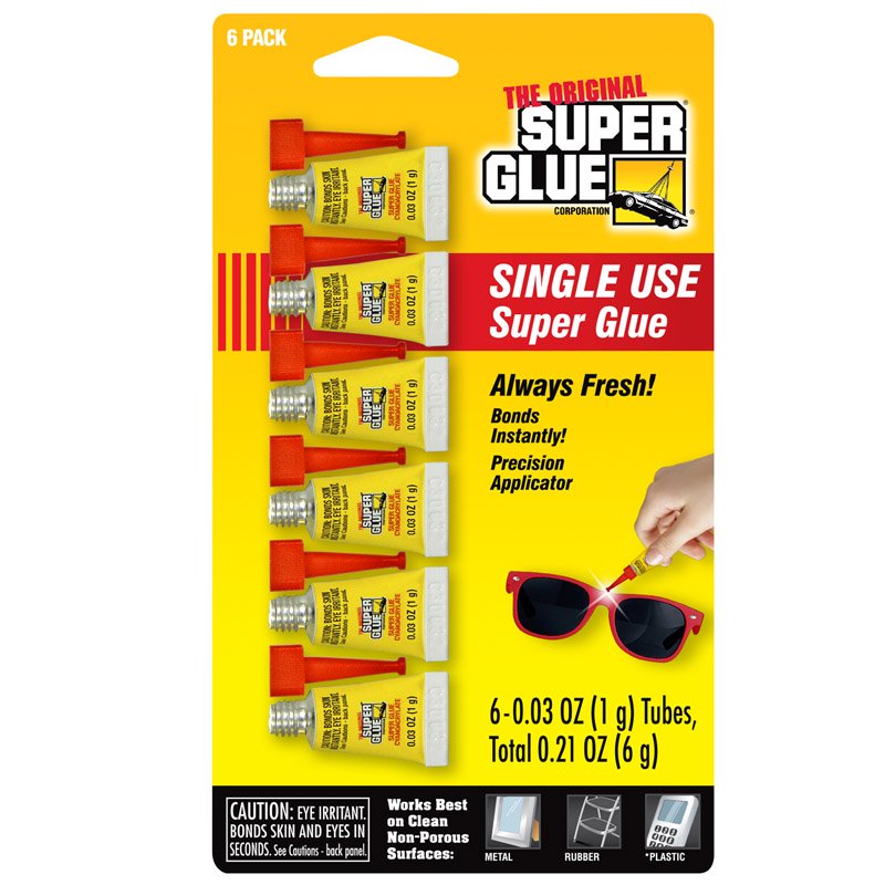 SUPER GLUE LIQUID 6PK
