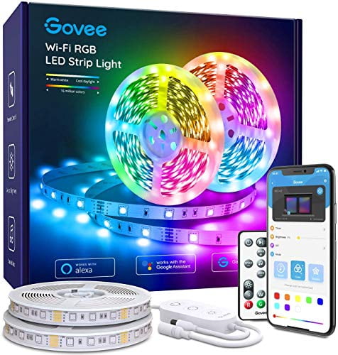 Smart LED STRIP DreamColor Light 10M govee 10m LED Strip Sync with Music 