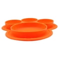 thumbnail image 4 of Naiovety de cena para niños, alimentación de silicona, frutas, dividido, cuenco, forma de pata, vajilla de alimentación, juguete para Mostrada Naranja Naiovety HA003350-03, 4 of 6