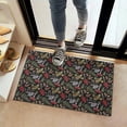 thumbnail image 2 of Red Mushroom Fern Black Pattern Door Rugs,Washable Non Slip Door Mats Indoor,Decorative Door Mats,Entry Mat Indoor for Entrance,Bedroom,Kitchen,Bathroom,16"x24", 2 of 6