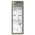 thumbnail image 2 of ArtToFrames 14" x 44" Aged White Gold Picture Frame, 14x44 inch Silver Wood Poster Frame (WOM-2036),  Pack, 2 of 7