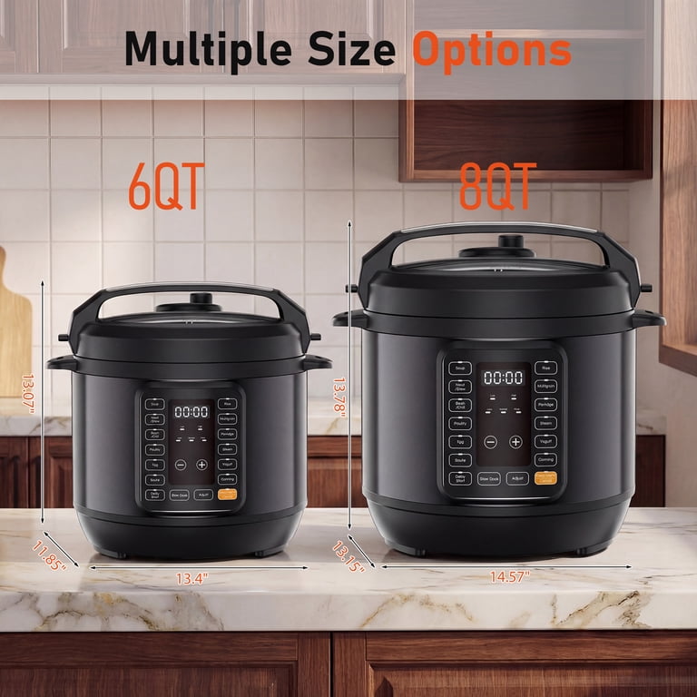 edx 8 Quart Electric Pressure Cooker Multi-Function Features