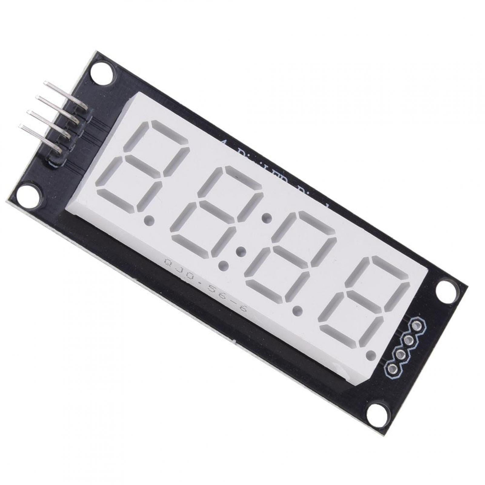 0.36" TM1637 4-digit 7-Segment White Digital Tube LED Display Module for Arduino 