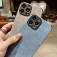 thumbnail image 4 of Autumn and Winter Solid Colour Imitation Lambskin Phone case, Lens Full Package Protection, Soft Touch, for iPhone 15 14 13 12 11 Pro Max Plus XS XR 7 8 Phone Case (Green,iPhone 13 Pro Max), 4 of 7