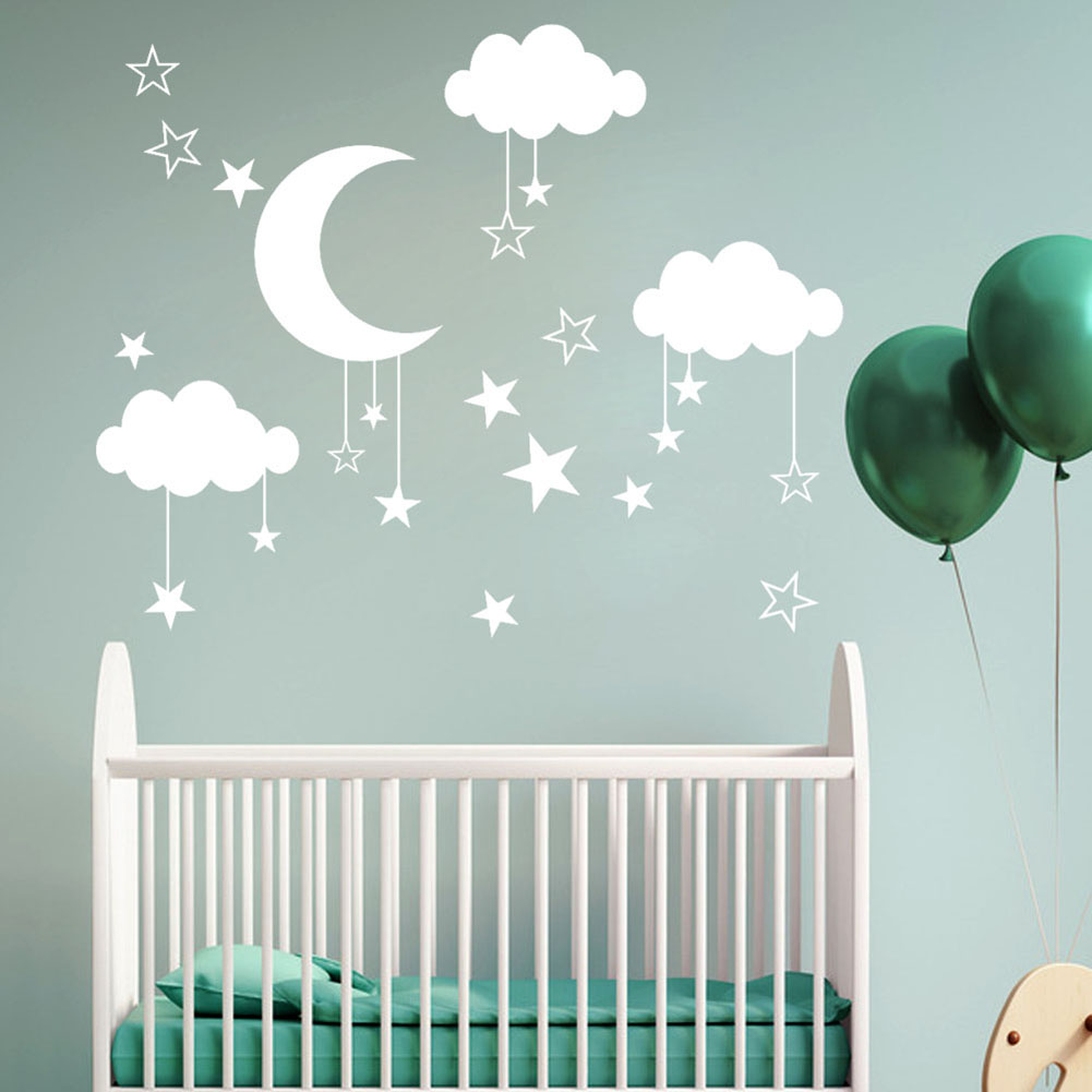 Tsondianz Baby Clouds Stars Wall Sticker Moon Cloud Wall Decal Vinyl Diy Wall Art Mural Sticker Walmart Com Tsondianz Baby Clouds Stars Wall Sticker Moon Cloud Wall Decal Vinyl Diy Wall Art Mural Sticker Walmart Com
