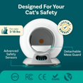 thumbnail image 3 of Petcove Litter Box Liners for Automatic Litter Box – 75 Count Drawstring Cat Litter Bag Liners – Self Cleaning Litter Box Bags for Auto Cat Litter Box Self Cleaning, Leakproof & Odor Control - Bundle, 3 of 7