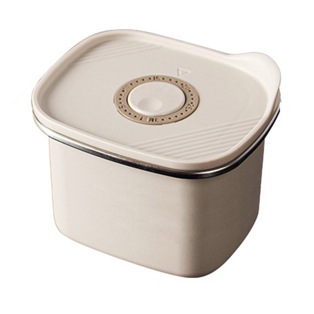 LCXmlly 304 Stainless Steel Crisper Box Reusable Stainless Steel Sealed Crisper Box Food Storage Containers with Lids Stackable Thick Lunch Box for Food Prep