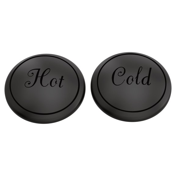 Moen 221672 Weymouth Replacement Handle Cap Kit Only - Black