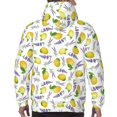 thumbnail image 3 of Bingfone Lavender Flowers Men's Drawstring Hoodie Long Sleeve Pocket Sweatshirts-X-Large, 3 of 6