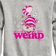 thumbnail image 3 of Disney - Alice In Wonderland - Were All A Little Weird - Toddler & Youth Crewneck Fleece Sweatshirt, 3 of 5