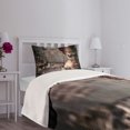 thumbnail image 5 of Ambesonne Zombie Quilted Bedspread Set 2 Pcs, Creepy Look Killer, Twin Size, Taupe Peach, 5 of 6