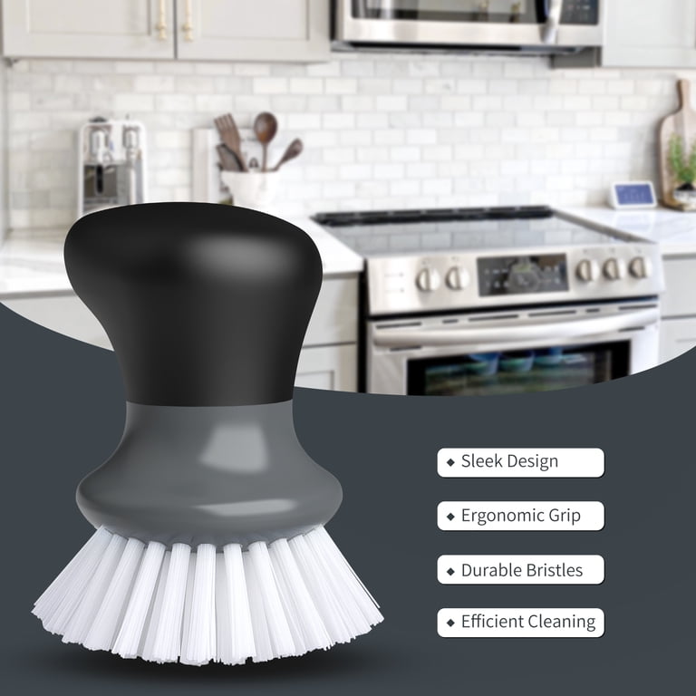 Palm Dish Scrub Brush with Ergonomic Grip, 2-Pack photo 5
