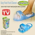 thumbnail image 4 of In Demand Marketing Llc Easy Feet Foot Massager and Cleaner – Slipper Design with Built-in Pumice Stone and Suction Grip Base, 4 of 5