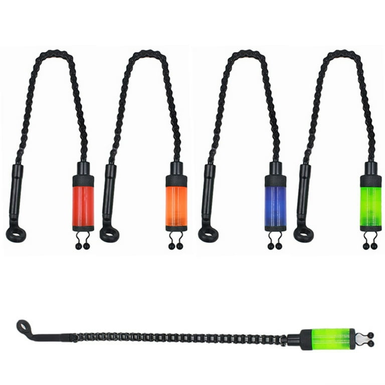Fishing Tackle Chain Alert Bite Alarm Hanger Long Lasting Iron Chain, Night Fishing  Glow Stick Holder, Improved Hooked Sensitivity Perfect for Day and Night  Fishing 