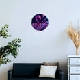 thumbnail image 4 of Silent Wall Clock 40cm/15.75in Round Wall Clock Neon Flamingo Hanging Clock for Home Living Room Bedroom Kitchen Non Ticking Battery Operated Living Room Mute Clock, 4 of 5