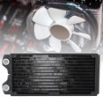 thumbnail image 2 of Intercambiador De Calor Sin Soldaduras Débiles Radiador De Cobre Negro De Bajo Ruido Líquido De Refrigeración Por Agua Para Equipos De Belleza Para Computadora Ccdes Otros, 2 of 8