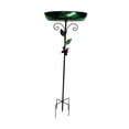 thumbnail image 3 of Decoración del césped del alimentador de aves para pájaros de metal al aire libre para el exterior con 5 puntas base multifuncional fácilmente, 3 of 8