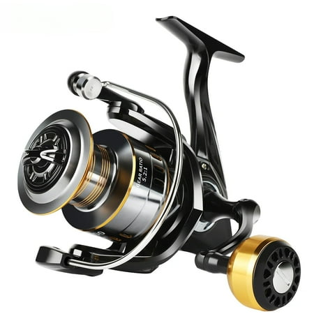 Fishing Reel Metal Spool 5.2:1/4.7:1 14 Ball Bearings Carp Fishing Reel HE1000-7000 Spinning Sea Tackle carp fishing