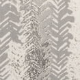 thumbnail image 2 of Gray Silver Metallic Tonal Print Throw Pillow, 2 of 6