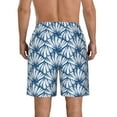 thumbnail image 3 of Naloa Blue Shells Men's Beach Shorts, Surfing shorts, Swim trunks, Quick Dry Swim Trunks for Surfing Beach Fun - X-Large, 3 of 9
